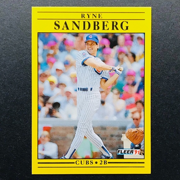 Ryne Sandberg - 1991 Fleer #431 - Picture 1 of 2